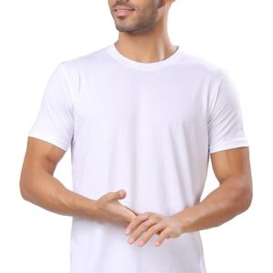 Men white tshirt